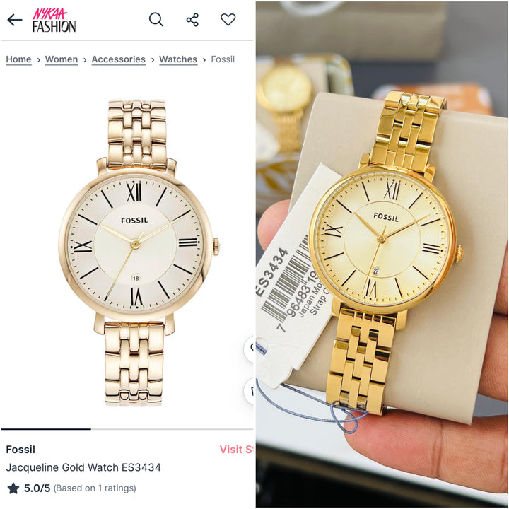 Fossil Jacqueline Gold ES3434